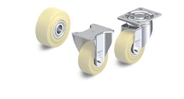 GSPO nylon and compressed cast nylon wheels and casters