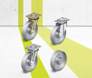 G electrically conductive wheels and casters series