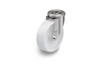 PO stainless steel swivel casters with bolt hole