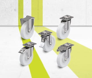 SPO stainless steel wheel and caster series