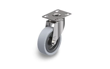 VPA stainless steel swivel casters with plate