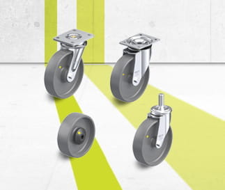 PO electrically conductive wheels and casters series