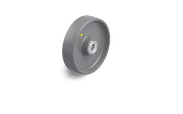 PO electrically conductive wheels