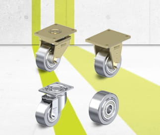 SVS electrically conductive wheels and casters series
