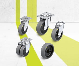 TPA electrically conductive wheels and casters series