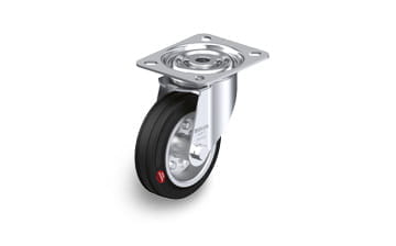 VEHI heat-resistant swivel casters with plate