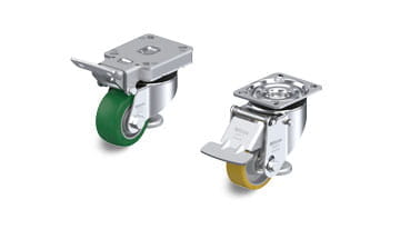 HRLK levelling swivel caster series with top plate fitting