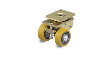 HRLSD levelling swivel caster series with top plate fitting