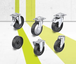 PP polypropylene wheel and caster series