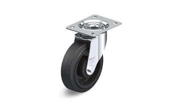 POEV swivel casters with plate