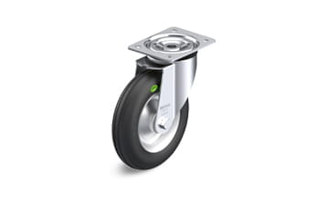 VW swivel casters with plate