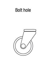 Bolt hole
