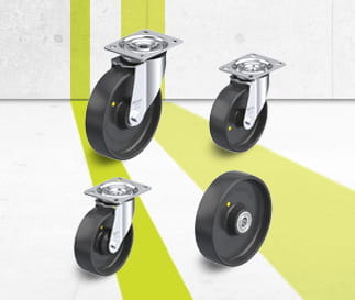 PP Series de ruedas industriales conductoras de electricidad