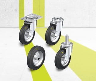 VE Series de ruedas industriales conductoras de electricidad