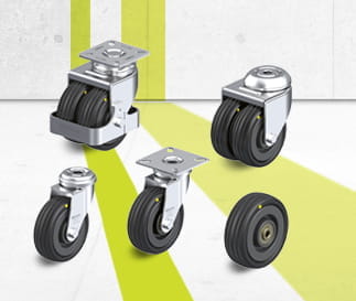 VPA Series de ruedas industriales conductoras de electricidad